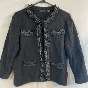 Michael Simon vintage cardigan sweater with embellishments size large
